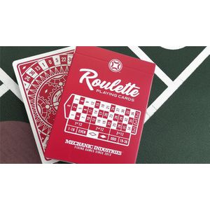 Roulette Playing Cards RED by Mechanic Industries