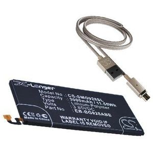 EB-BG928ABE BTC-CB027 accu (3000 mAh 3.85 V, Zwart)