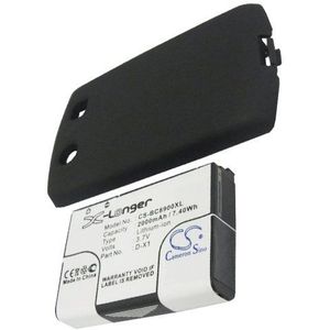 Accu (2000 mAh) geschikt voor Blackberry Curve 8900, Blackberry 8900 (BAT-17720-002, D-X1)