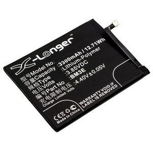 BM3E BTC-MUX810SL accu (3300 mAh 3.85 V, Zwart)