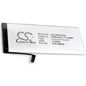 616-00042, 616-00045 BTC-IPH612XL accu (3000 mAh 3.8 V, Zwart)