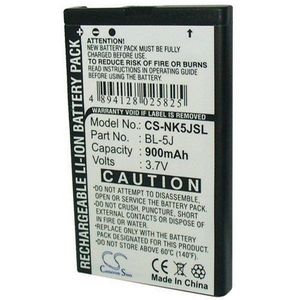 BL-5J BTC-NK5JSL accu (900 mAh 3.7 V)