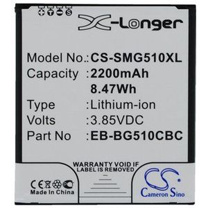EB-BG510CBC BTC-SMG510XL accu (2200 mAh 3.85 V)