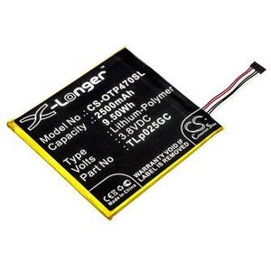 TLp025GC BTC-OTP470SL accu (2500 mAh 3.8 V, Zwart)