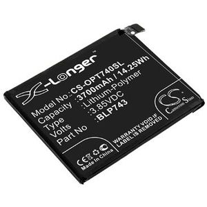 Accu (3700 mAh) geschikt voor OnePlus HD1905, OnePlus 7T, OnePlus HD1901, OnePlus HD1903 (BLP743)