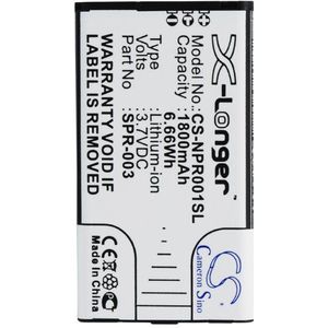 SPR-001, SPR-003, SPR-A-BPAA-CO BTC-NPR001SL accu (1800 mAh 3.7 V)