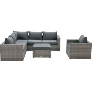 Garden Impressions Bruno loungeset grijs incl. lounge stoel
