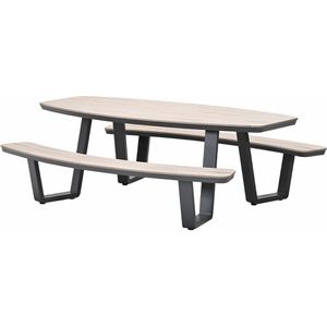 Garden Impressions - Sarria - Picknick Set - Donker Grijs - Aluminium