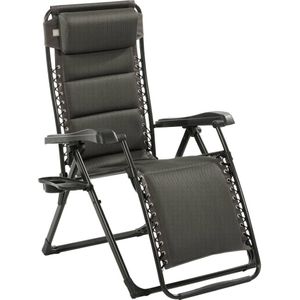 Travellife - Barletta - Relaxstoel - Donkergrijs - Aluminium Frame