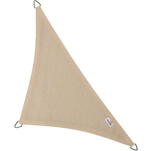 Coolfit schaduwdoek driehoek 90° - 4.0x4.0x5.7m - Gebroken Wit