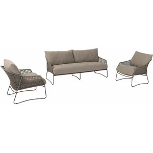 4 Seasons Moretti loungeset 3-delig - bruin