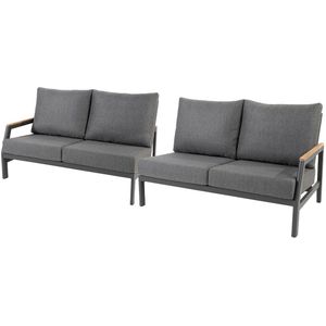 Taste by 4 Seasons Ravenna Loungebanken - Donker Grijs | Strak Design en Comfortabele Zit