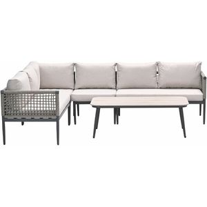 Garden Impressions Burela loungeset 5-delig links - taupe