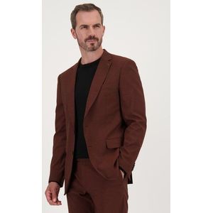 Roestbruine kostuumvest - Rebel - Regular fit