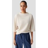 Opus - Sweater - Ecru - Polyester/Katoen/Elasthaan