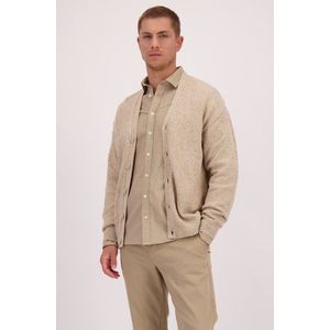 Beige cardigan met knopen