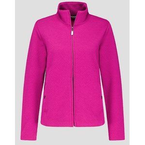Roze vest met structuur