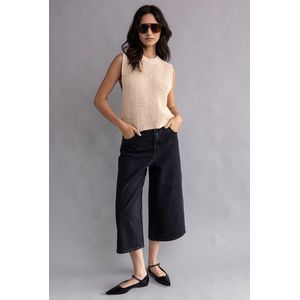 Grijze jeans culotte