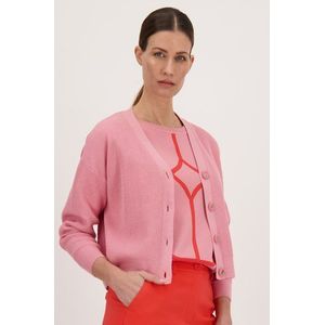 Korte roze cardigan