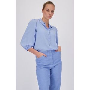 Lichtblauwe blouse