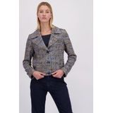 MORE & MORE Tussenjas  marine / goudgeel / zwart / wit