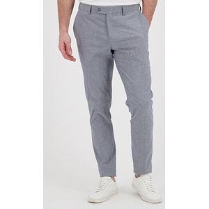 Lichtgrijze kostuumbroek - slim fit