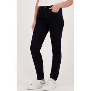 Zwarte jeans met elastische taille - slim fit