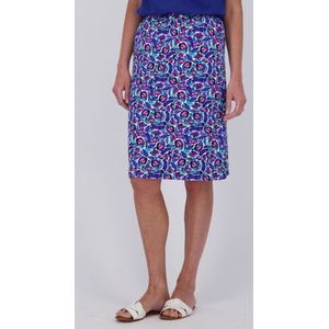 Paarse rok met print
