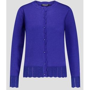 Blauwe cardigan