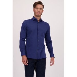 Donkerblauw hemd - regular fit