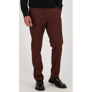 Roestbruine kostuumbroek - Rebel - Regular fit