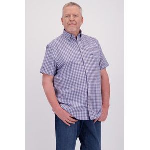 Blauw-rood geruit hemd – Comfort fit