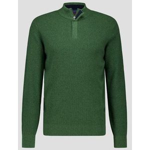 Groene trui met hoge kraag