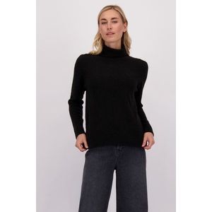 Zwarte trui met rolkraag