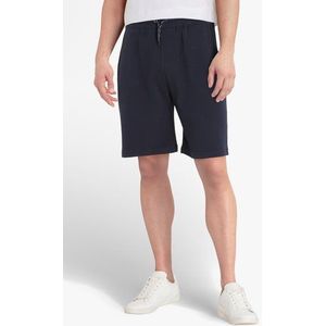 Navy katoenen short