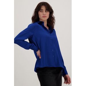 Kobaltblauwe blouse