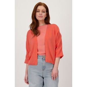 Zachte cardigan in koraal