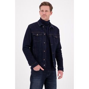 Donkerblauwe jeansvest