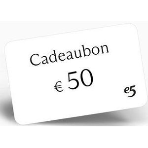 Cadeaubon 50 euro