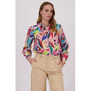Blouse met kleurrijke print
