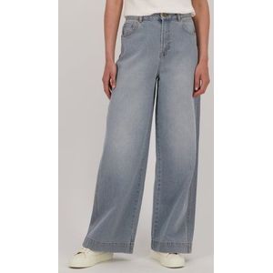 Grijsblauwe jeans - Wide leg fit