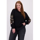 Carteresa - Sweatshirt - O-hals - Lange Mouwen - Regular Fit - Met Pailletten Detail
