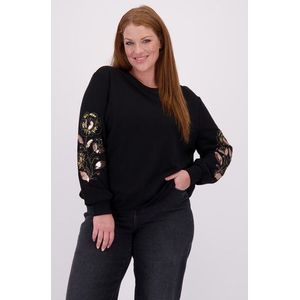 Carteresa - Sweatshirt - O-hals - Lange Mouwen - Regular Fit - Met Pailletten Detail