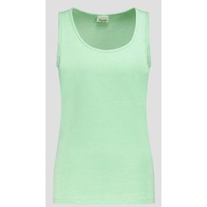 Lichtgroene top met ronde hals