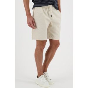 Beige short in linnen mix