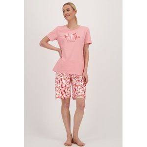 Roze pyjamaset met korte broek