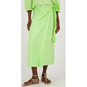 Limoengroene wikkelrok