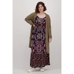 Grijsbruine lange cardigan