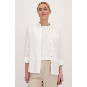 Witte linnen blouse