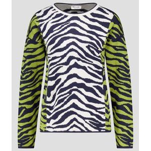 Beige trui met luipaardmotief